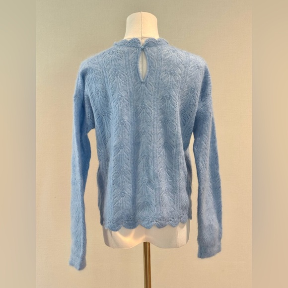 NWOT Sezane Louison Jumper in Polar Blue Size S - Picture 7 of 11